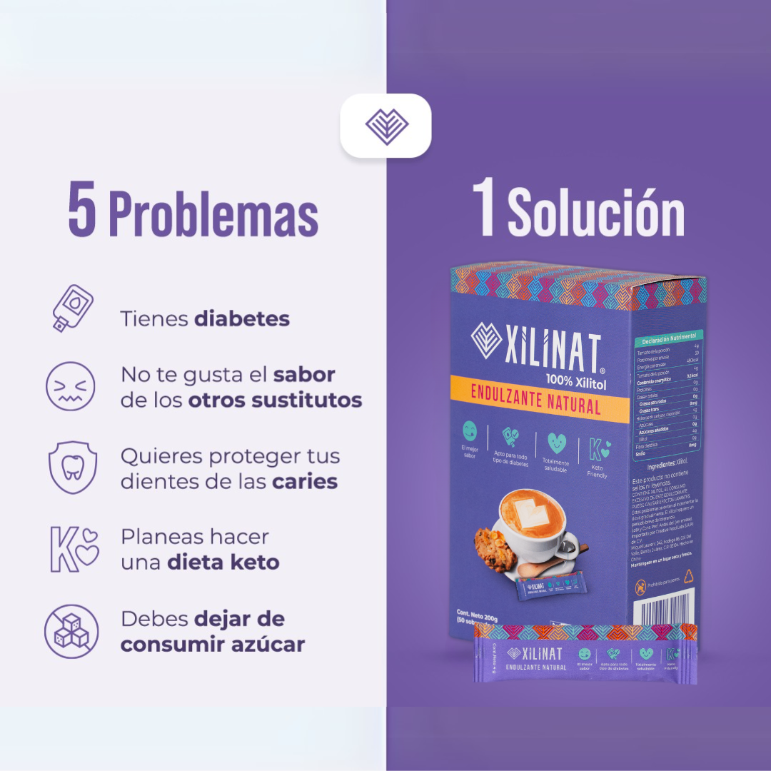 Xilinat Sobrecitos (2 Cajas con 50 sobres)