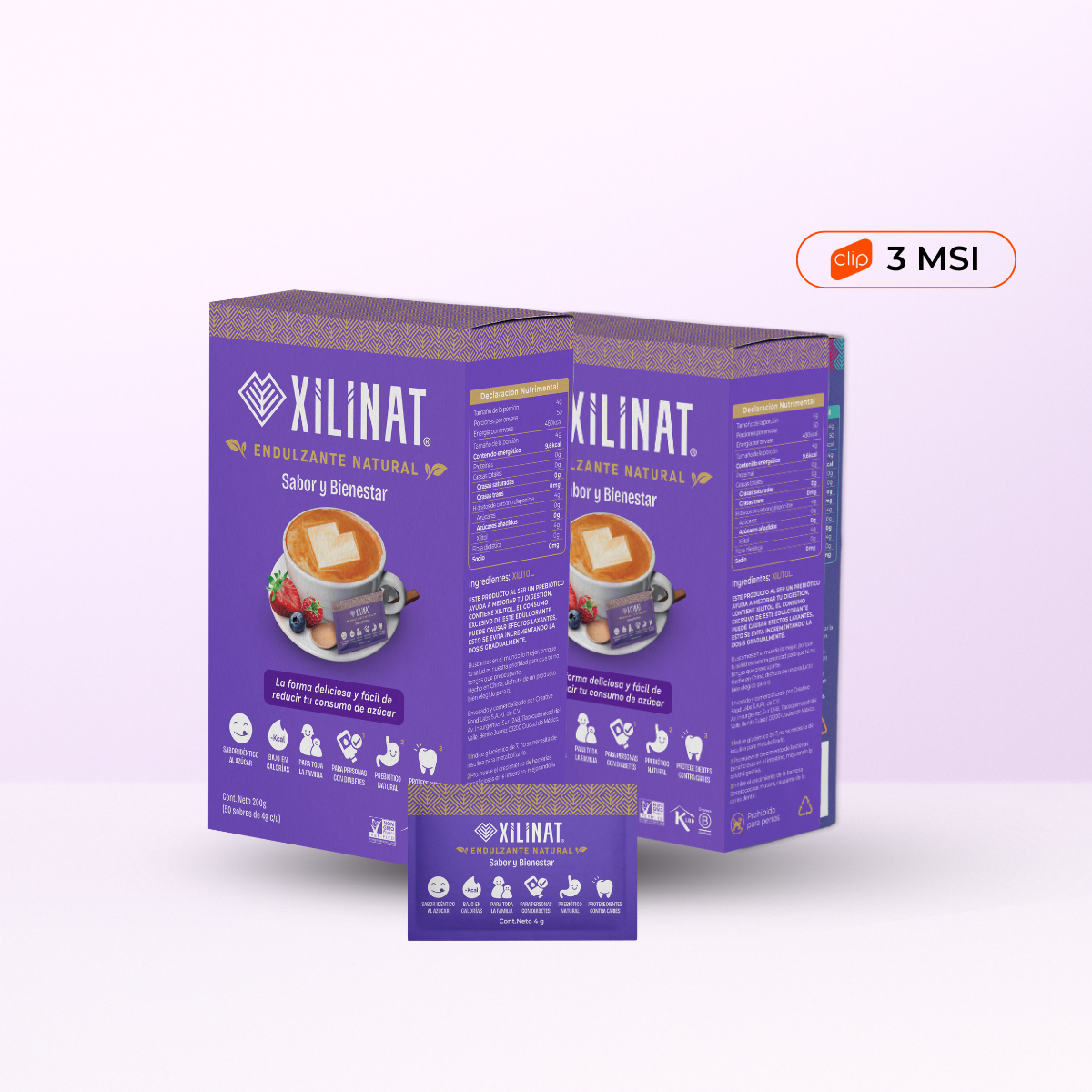 Xilinat Sobrecitos (2 Cajas con 50 sobres)