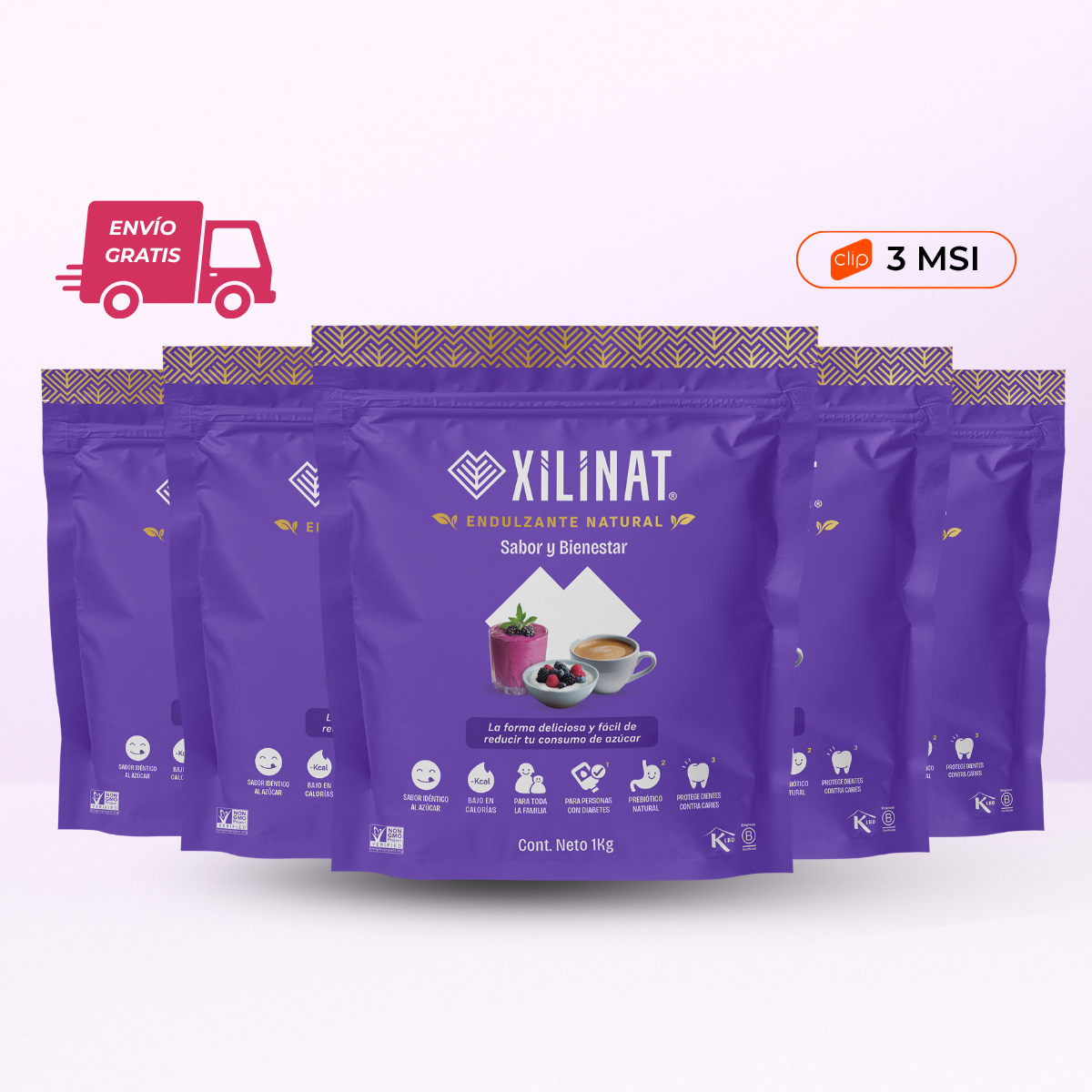 Pack 5 Bolsas de 1Kg